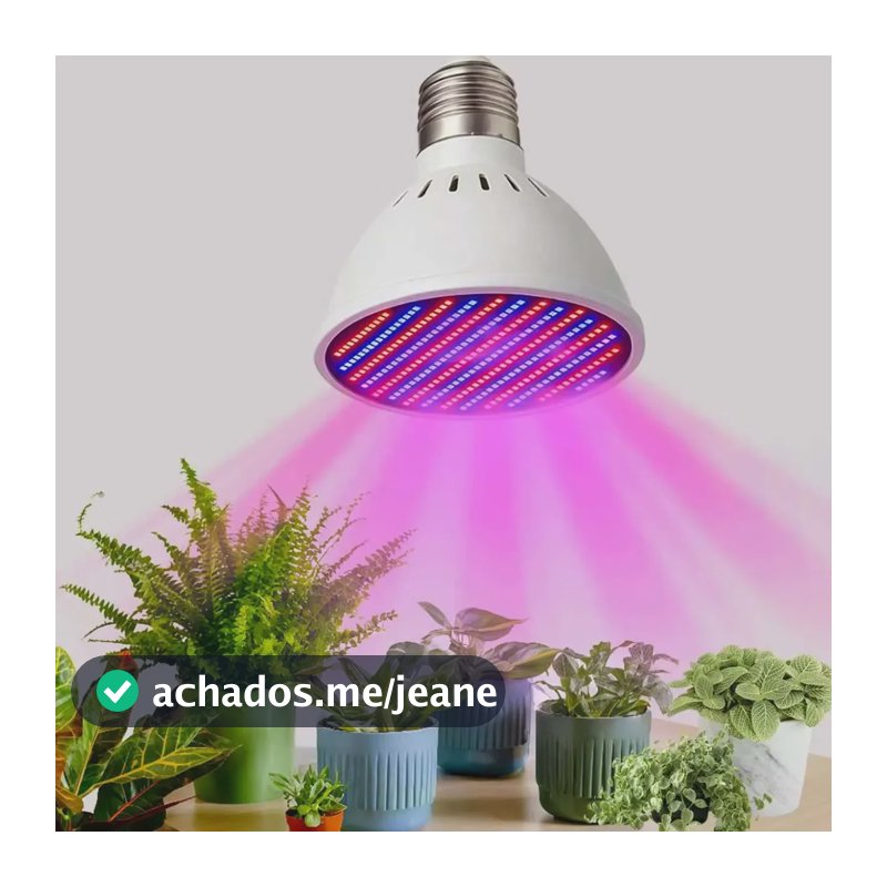 Lâmpada LED Para Plantas de Crescimento e Floração Vermelho e Azul