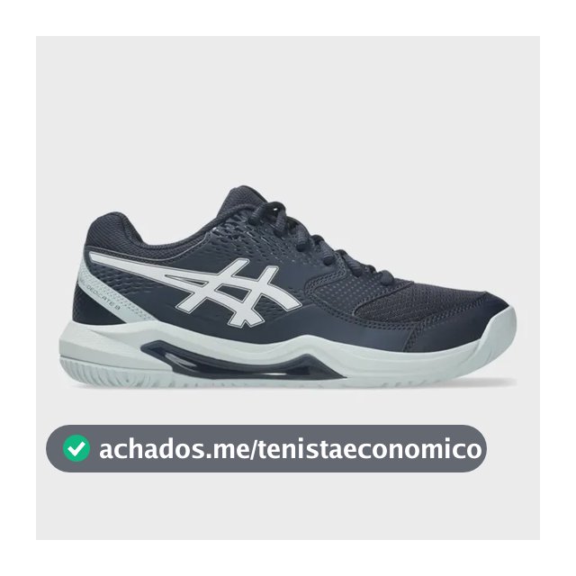 Tenis Asics Gel-dedicate 8 402 Feminino Azul/branco 36 Br