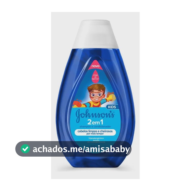 2 em 1 Shampoo e Condicionador Infantil JOHNSON’S 400ml