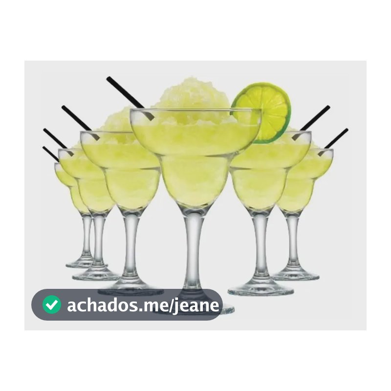 Jogo de Taça de Drink, Taça de Margarita 6pcs 300ml, Ruvolo