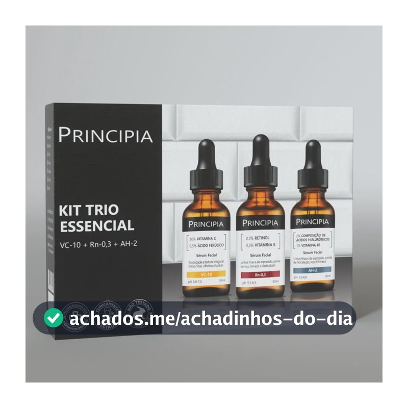 Principia Kit Trio Essencial Ah-2 + Vc-10 + Rn-0,3