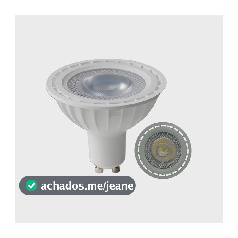 Lâmpada LED Dicróica AR70 JNG 7W GU10 6500K Branco Frio Bivolt IP20