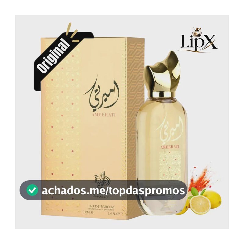 Perfume Árabe Ameerati Feminino Eau De Parfum 100 Ml Com Nf lipx