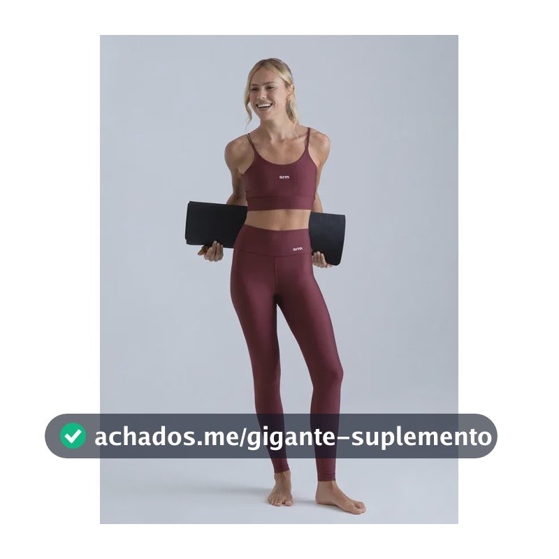 Conjunto Feminino Fitness Zero Transparência Top E Legging Açaí Liso G