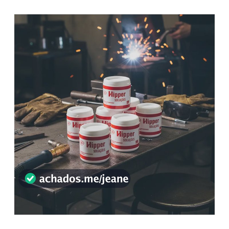 Kit 10 Pasta Antirespingo 400g Para Maquina De Solda Mig