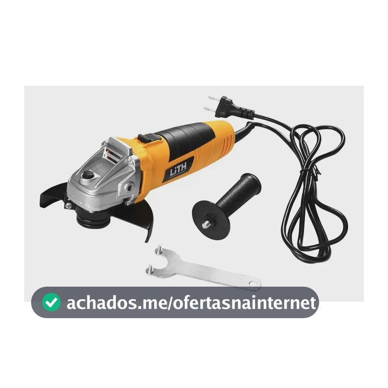 Esmerilhadeira Angular Lith 5" 125mm 600W 12000rpm