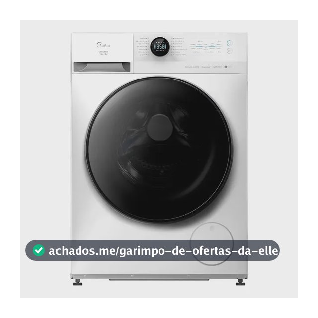 Lava E Seca 11kg Branca Slim Conectada Midea Branco