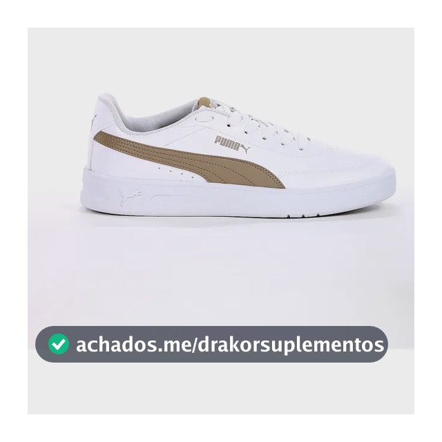 Tênis Puma Court Classic Clean Bdp E Conforto Dia A Branco Branco 42 Br