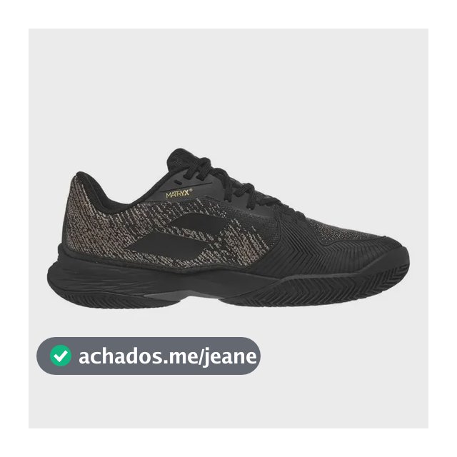 Tenis Masculino Babolat Jet Mach 3 All Court Preto Dourado