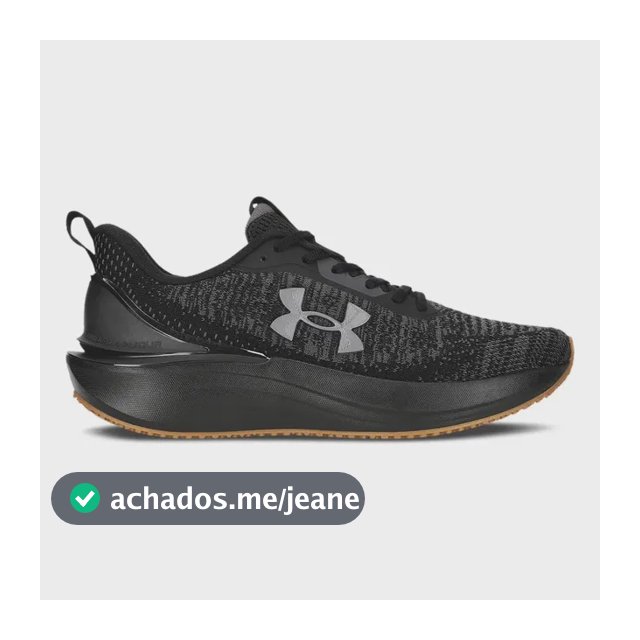 Tênis De Corrida Masculino Charged Skyline 4 Under Armour Preta Liso 42 Br