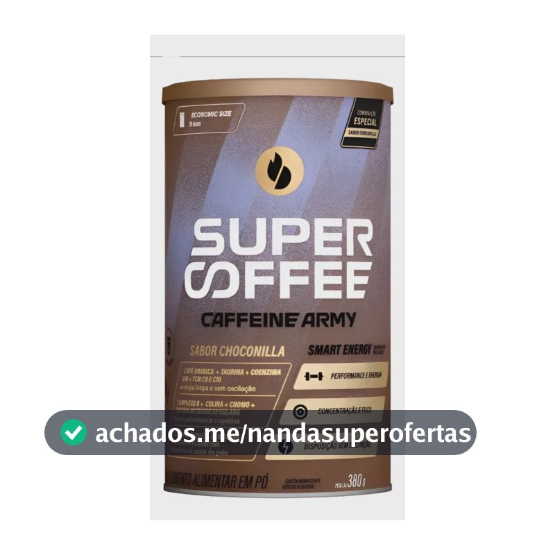 Supercoffee Choconilla - Economic Size 380g - Caffeine Army Choconilla
