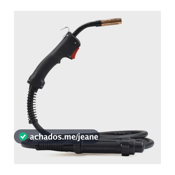 Tocha Solda Mig 250a 5m - Conexão Euro- V8 Brasil Preto