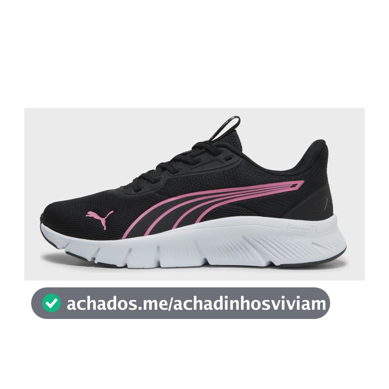 Tênis Flexfocuslite Modern Feminino Bpd Puma Preto E Rosa Escuro 34 Br