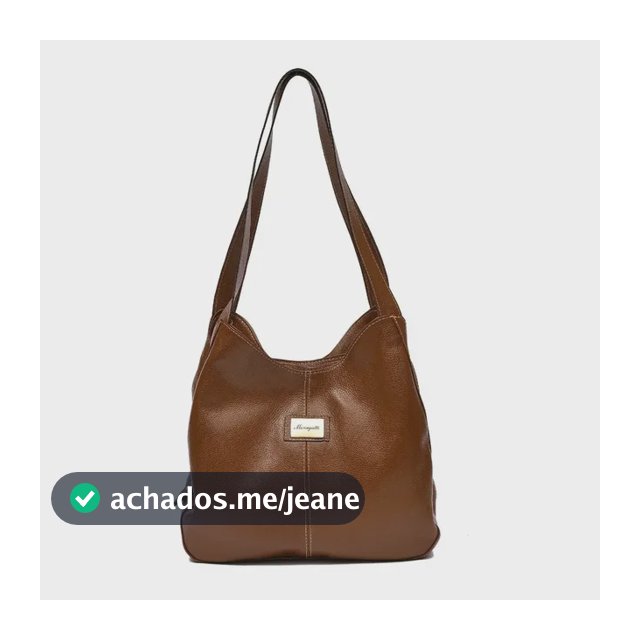Bolsa Couro Legitimo Promoção - Modelo Exclusivo + Brinde