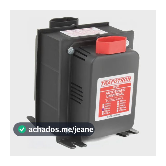 Auto Transformador 3000va 110/220  Com Proteção Termica
