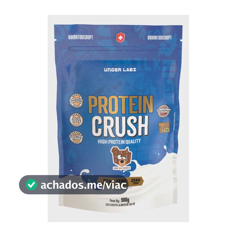 Proteína Under Labz Whey concentrado Crush em pó sabor chocobear x 900g