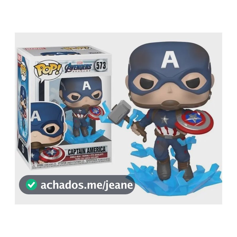 Funko Pop Captain América Avengers Endgame 573 - Marvel