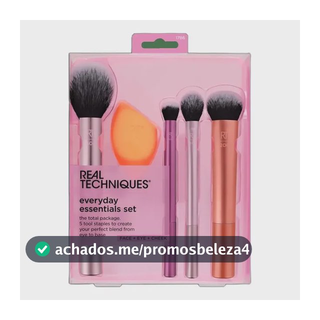Kit Real Techniques Everyday Essentials (5 Produtos) Blz