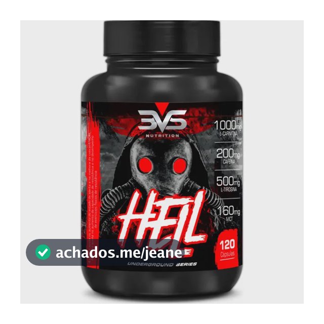Termogênico Hell - Fórmula Exclusiva Contendo 7 Ingredientes Com Cafeína, L-carnitina, L-tirosina, Mct, Picolinato De Cromo E Vitaminas - 120 Cápsulas