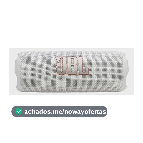 Caixa De Som Flip 7 Bluetooth Prova Dágua Branco Jbl Bivolt Branco