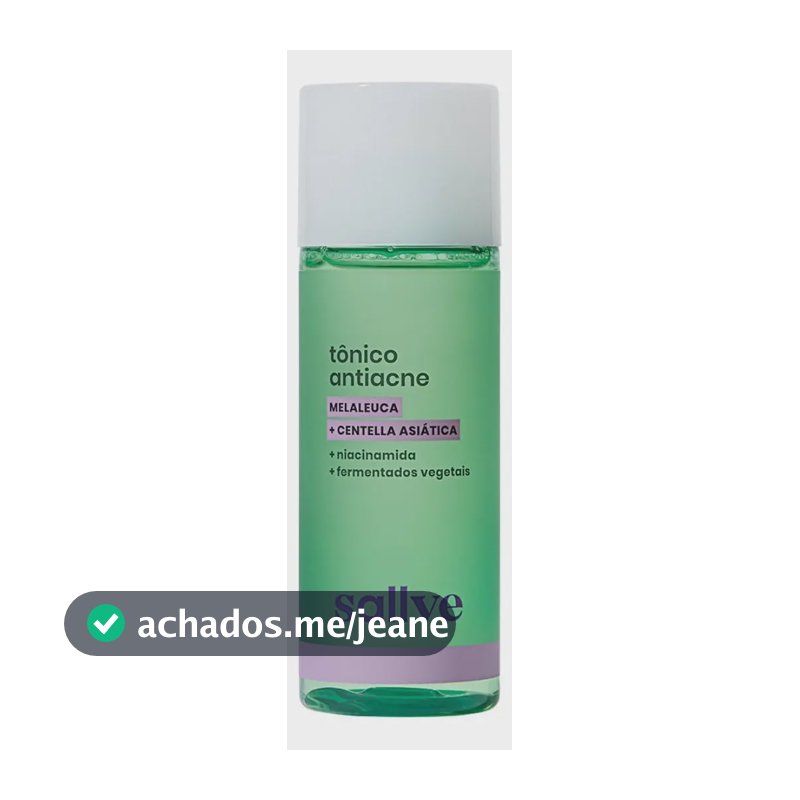 Tônico Antiacne Melaleuca E Centella Asiática 120ml Sallve Todo Tipo De Pele Dia/noite