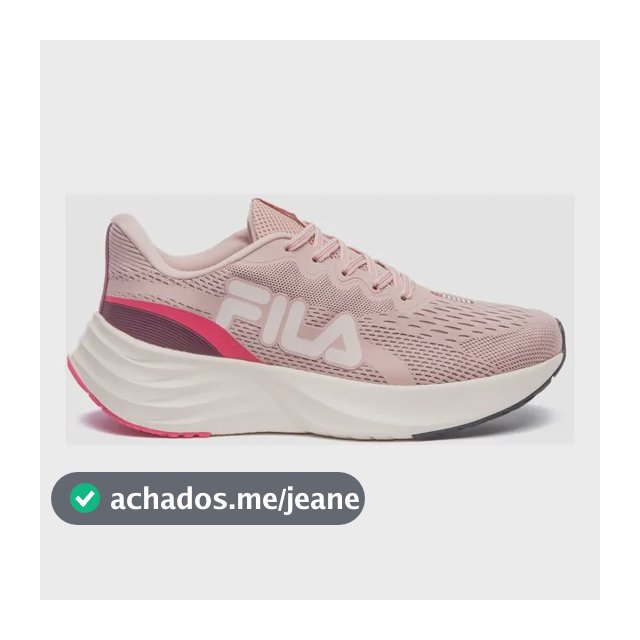 Tênis Feminino Comet 2 Fila Rosa Lisa 36 Br
