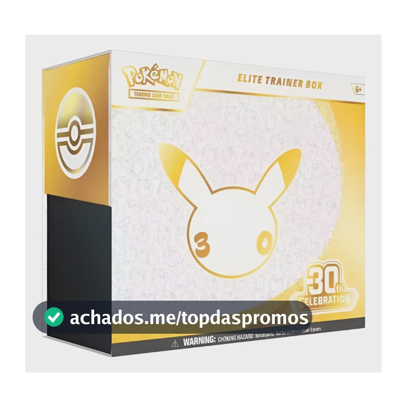 Pokémon Tcg: 30th Elite Trainer Box - Ing Pokémon Etb 30 Years Inglês