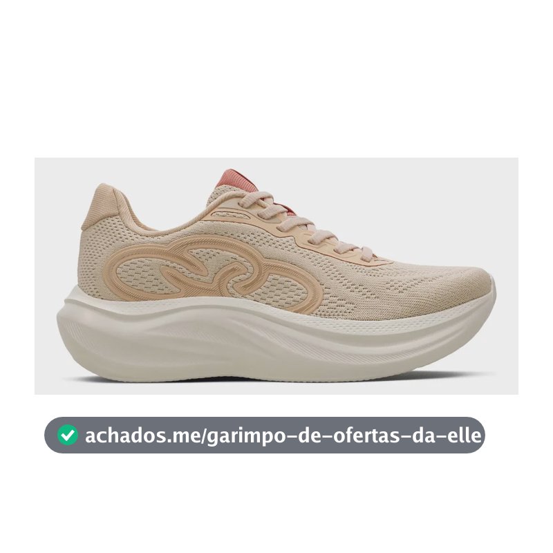 Tênis Feminino Rush Olympikus Algodao/pessego Claro Liso 38 Br