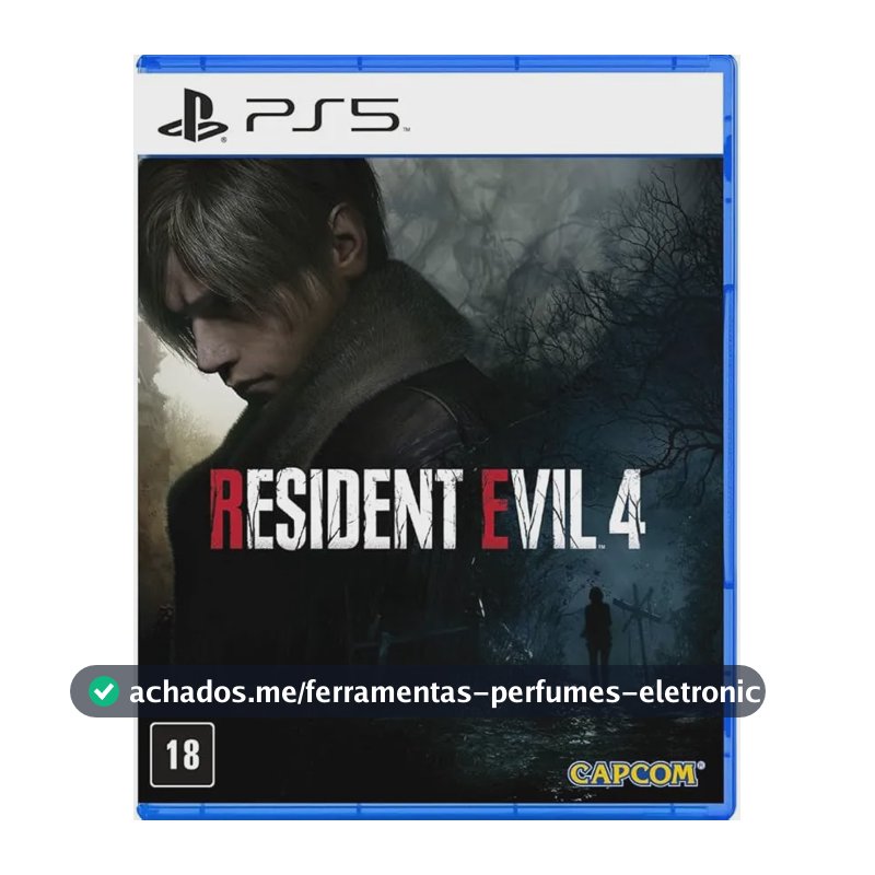 Jogo Resident Evil 4 2023 Ps5 Br Midia Fisica