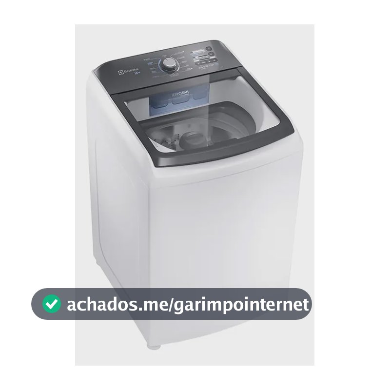 Máquina De Lavar Electrolux 18kg Inox Lee18 Automática 110v Branco