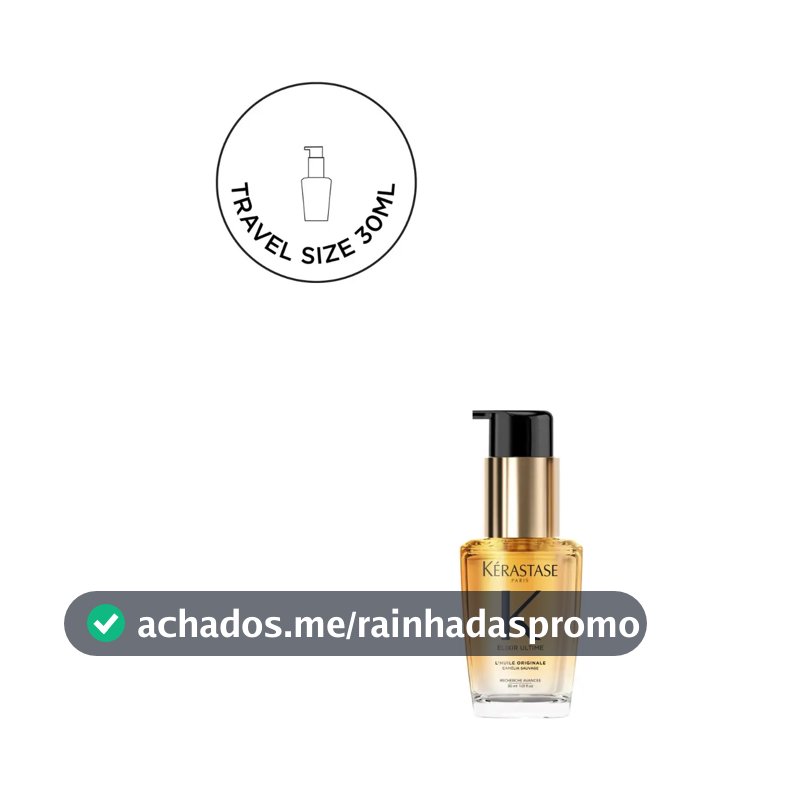 Óleo Capilar de Viagem Tamanho Mini Kérastase Elixir Ultime 30ml