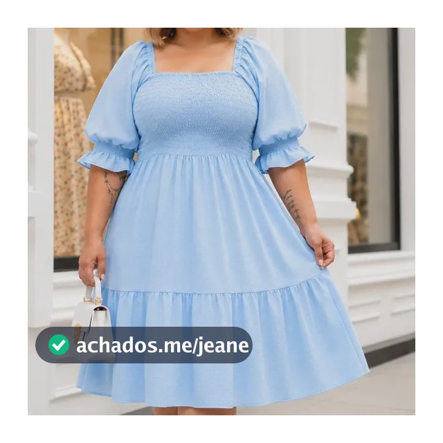 Vestido Midi Plus Size Feminino Festas Formatura Chic Mangas