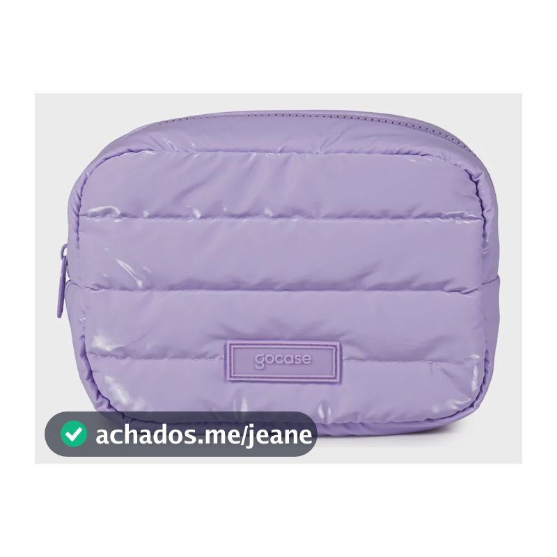Necessaire Puffer Básica Gocase Lilás