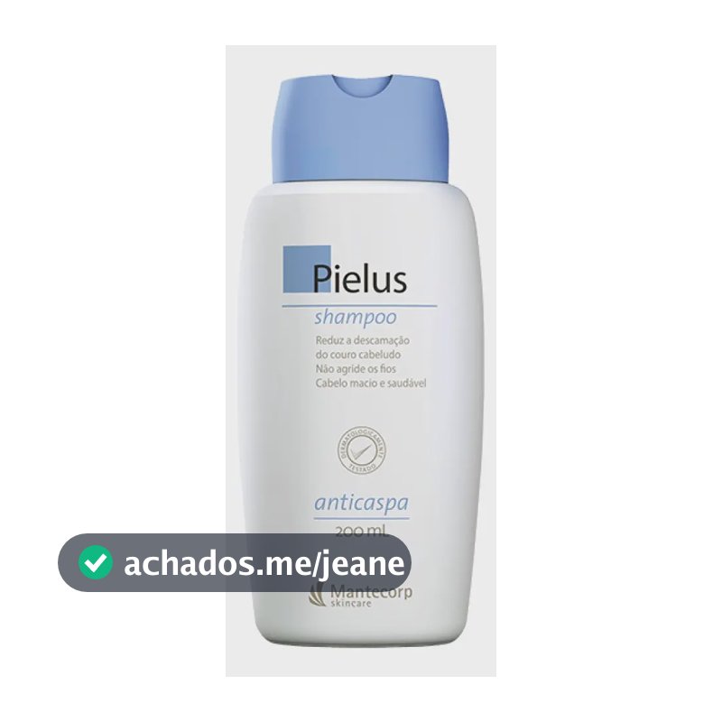 Pielus Shampoo Anticaspa Mantecorp - 200ml