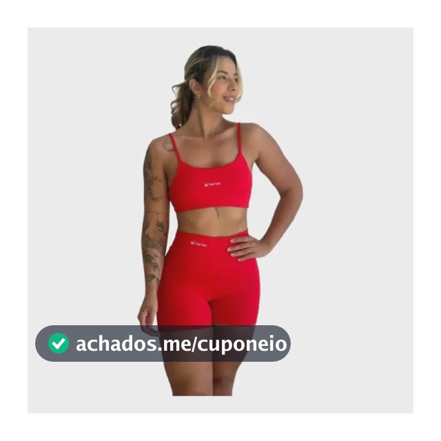 Conjunto Fitness Virginia Top Shorts Meia Coxa Cintura Alta