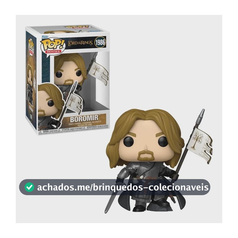Boneco Funko Pop! O Senhor Dos Anéis - Boromir
