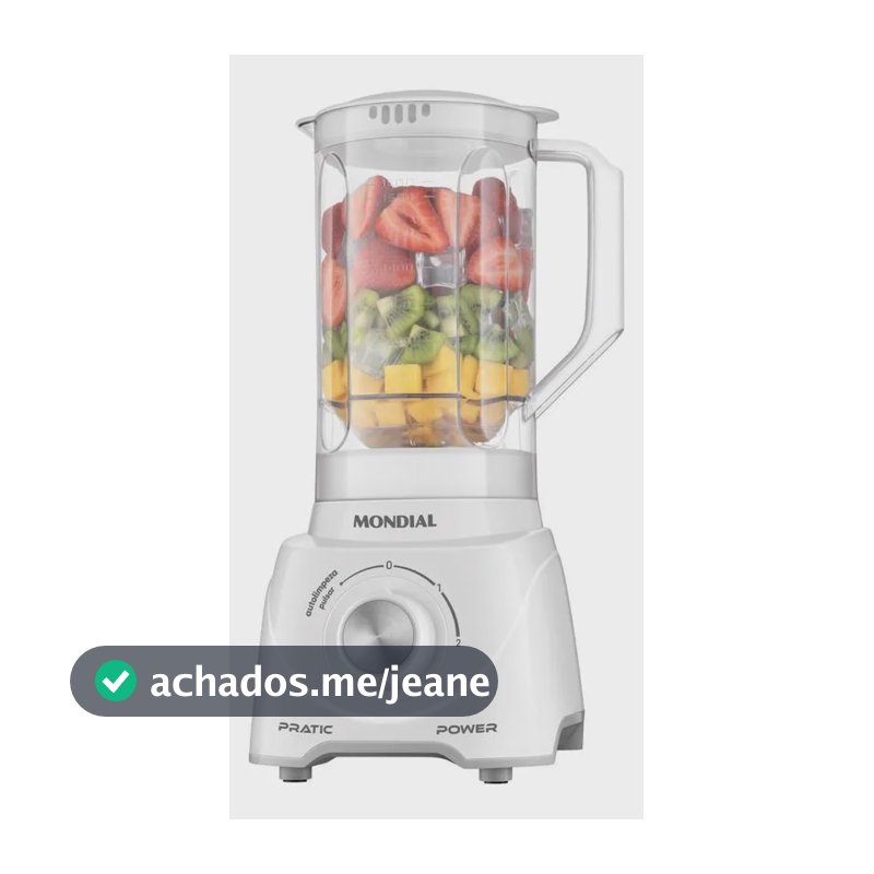 Liquidificador Mondial Pratic Power L-97-w 550w Branco Branco 220v