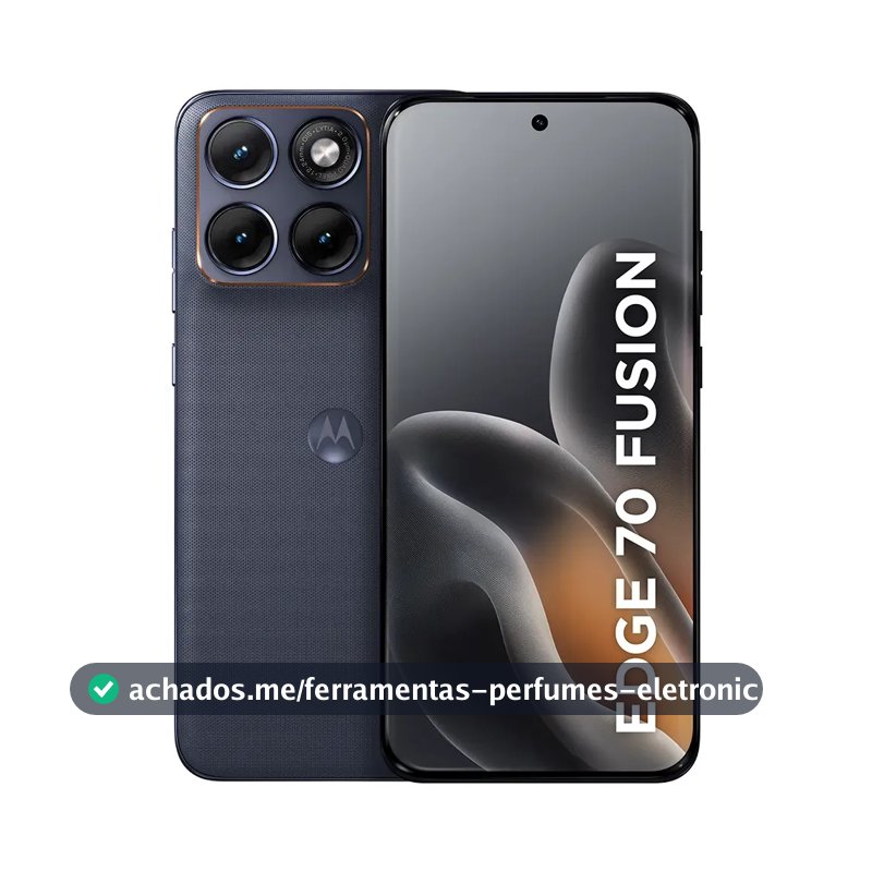 Smartphone Motorola Edge 70 Fusion 5g - 256gb 12gb Ram + 12gb Ram Boost, Camera 50mp Sony Lytia 710, Tela 1.5k Extreme Amoled 144hz - Grafite