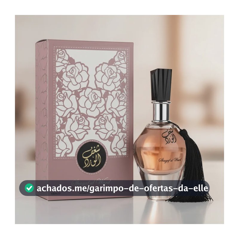 Perfume Árabe Shagaf Al Ward Original Feminino Eau De Parfum Spray