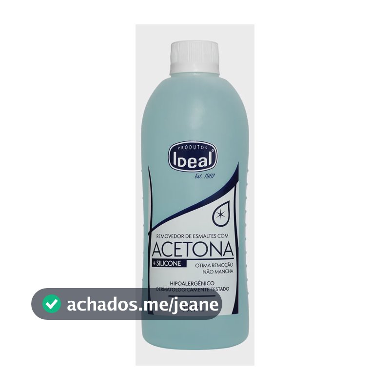 Removedor Esmalte Acetona Silicone Proteção Unhas 500ml