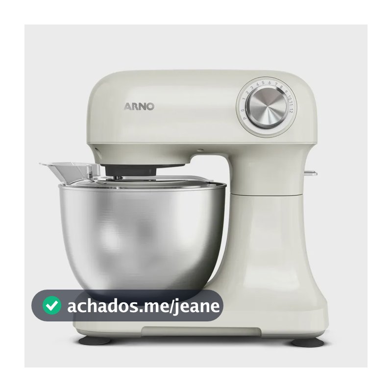 Batedeira Arno Planetária Bake Easy KM14 Marfim 127v