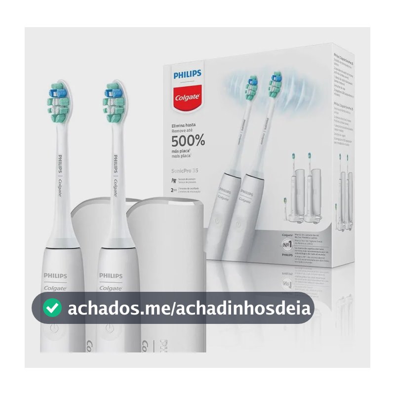 Escova Eletrica Philips Colgate Sonicpro 35 2 Unidades