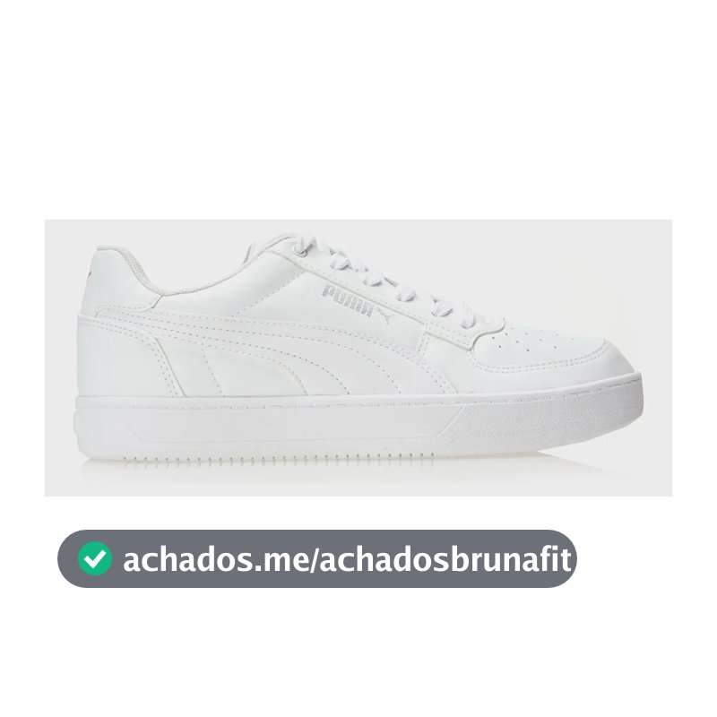 Tênis Feminino Caven 2.0 Puma Puma White-puma Silver Liso 39 Br