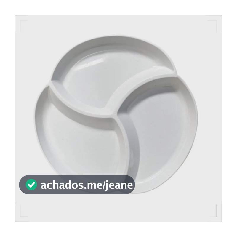 Jogo 10 Mini Petisqueira Aperitivo Bar Petisco Porção Cor Branco
