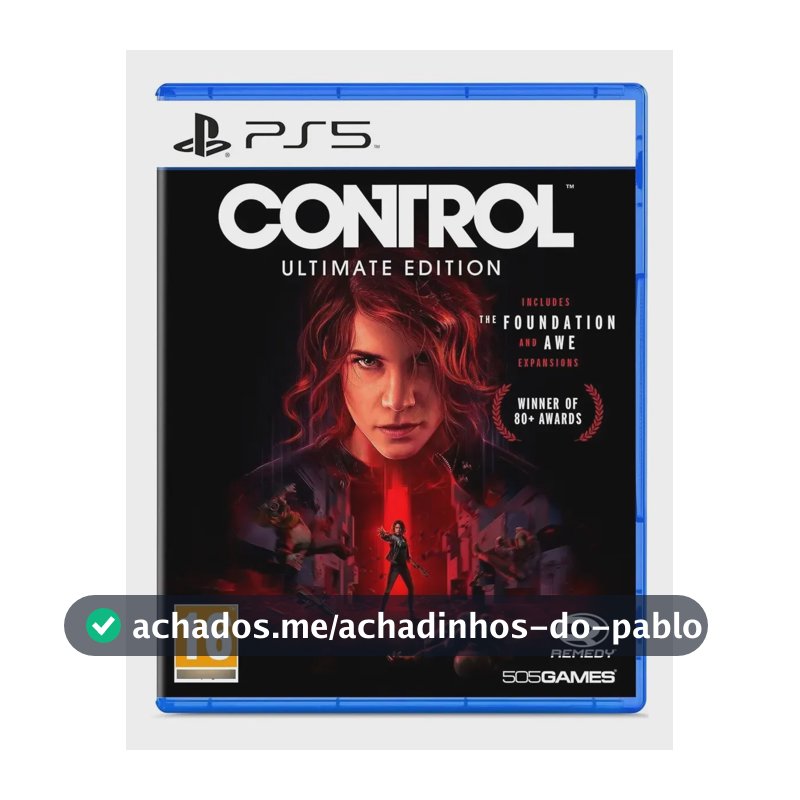 Control Ultimate Edition Ps5 Física Rega