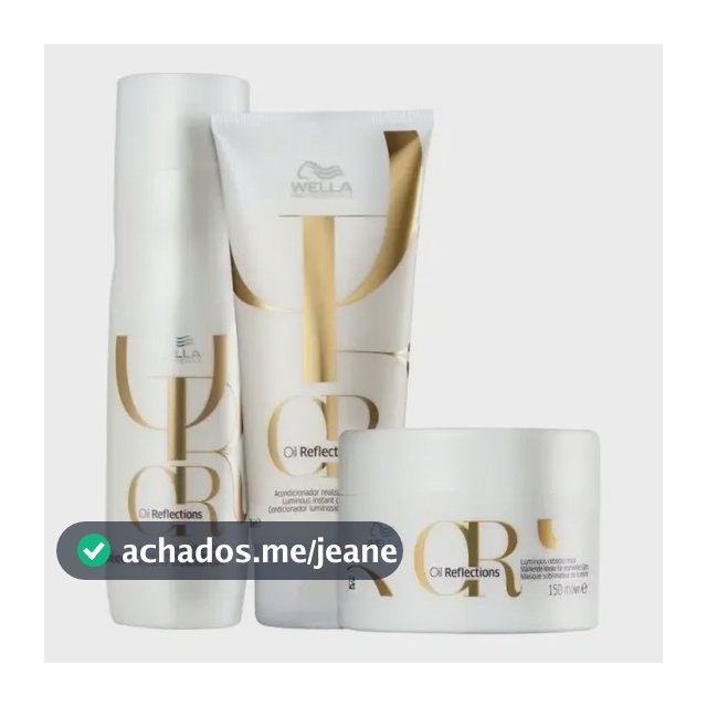 Kit de reflexões a óleo Wella Professionals (3 produtos)