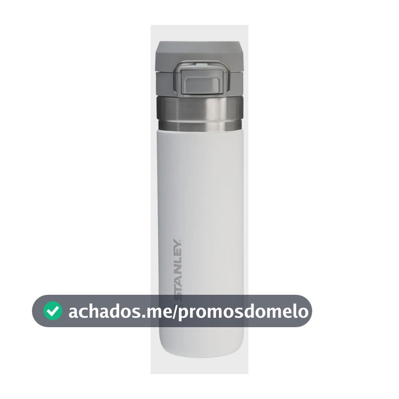 Garrafa Térmica Quick Flip Stanley 710ml Go Bottle Branco Cor Polar