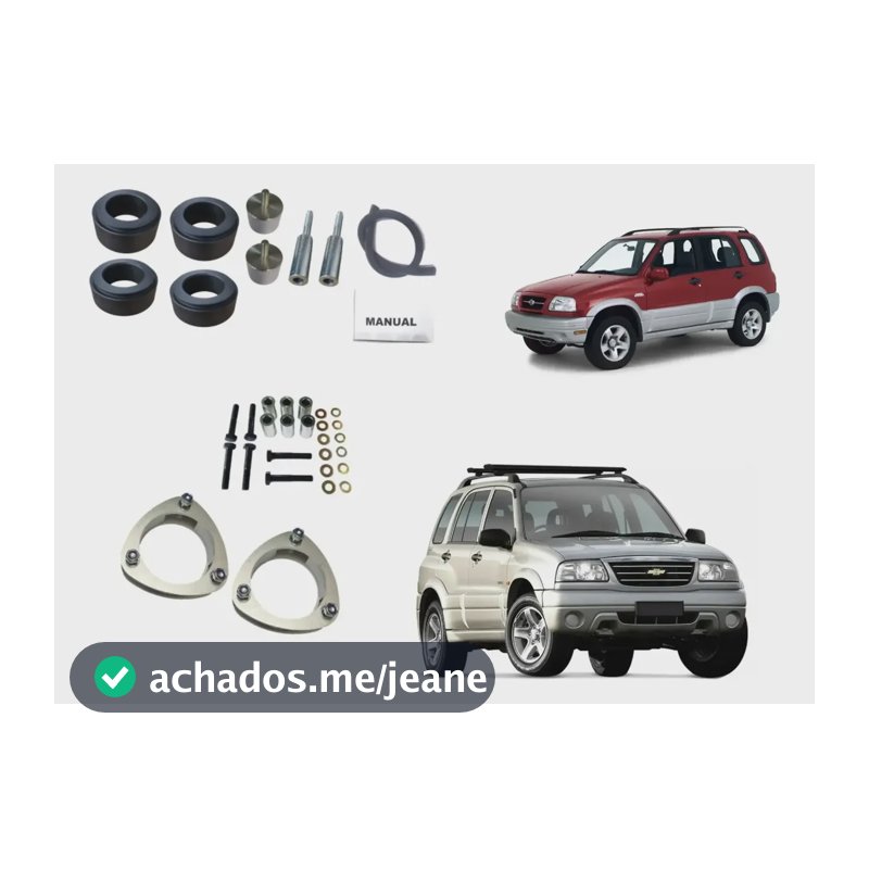 Kit Calços De Suspensão Suzuki Grand Vitara E Tracker 2 Pol.