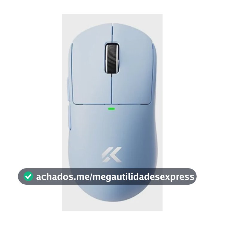 Mouse Gamer Mchose A5 V3 Ultra Sem Fio Paw3395 26k Dpi Azul-celeste