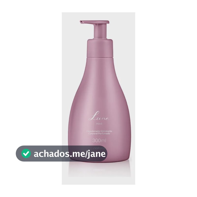 Creme Hidratante Corporal Perfumado Luna Rosé 300 Ml Perfumado